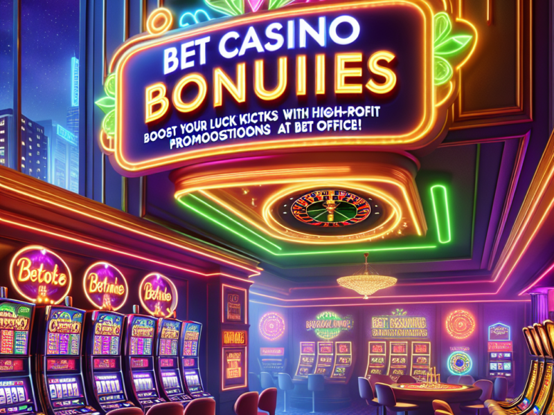 Bet Casino Bonusları: Yüksek Kazançlı Promosyonlar Nelerdir?